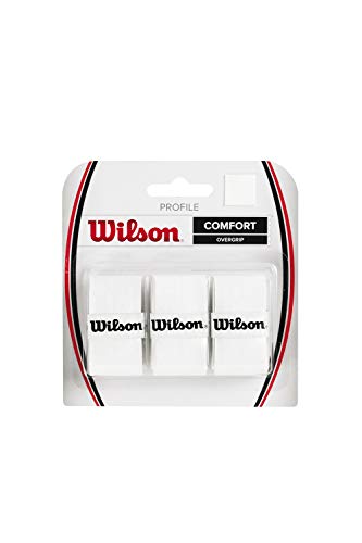 Wilson Sobreempuñaduras Profile, Lote de 3 unidades, Blanco, WRZ4025WH Wilson Sobreempuñaduras Profile, Lote de 3 unidades, Blanco, WRZ4025WH