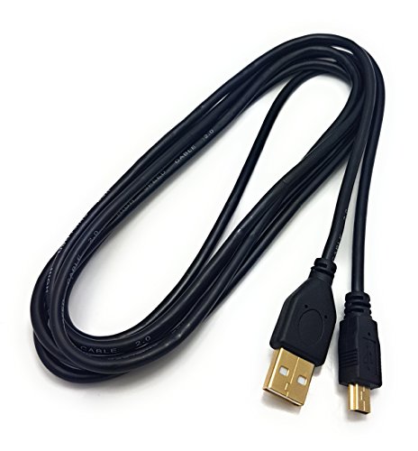Maincore oro USB a Mini cable USB para coche GPS (GPS), Digital Cameras, MP3 Players, grabadoras de voz, instrumentos musicales, coche grabadoras de vídeo