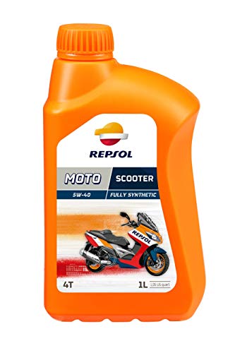 Repsol RP164L51 Moto Scooter 4T 5W-40 Aceite de Motor, Multicolor, 1 L