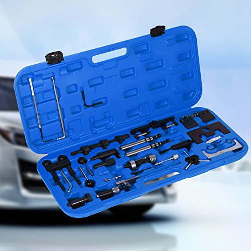 Coffret Juego de herramientas árbol de levas herramienta de cambio de correa de distribución para coche AUTOMÓVIL Motor VAG VW Audi Skoda Coffret Juego de herramientas árbol de levas herramienta de cambio de correa de distribución para coche AUTOMÓVIL Motor VAG VW Audi Skoda