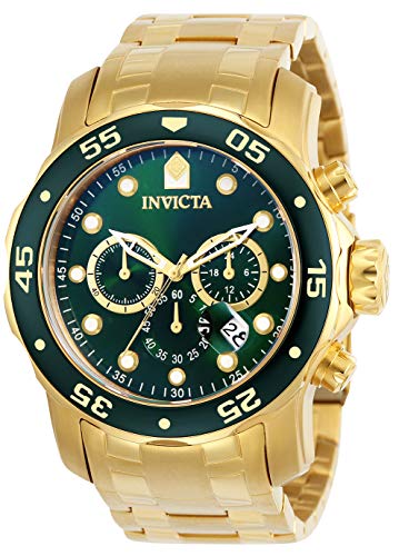 Invicta 0075 Pro Diver - Scuba Reloj para Hombre acero inoxidable Cuarzo Esfera verde