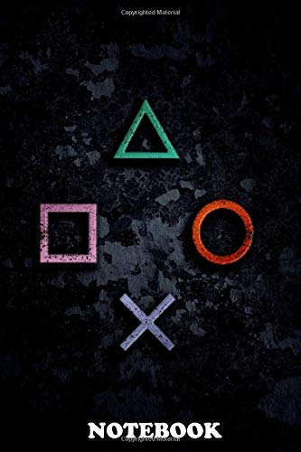 Notebook: Playstation Buttons , Journal for Writing, College Ruled Size 6" x 9", 110 Pages Notebook: Playstation Buttons , Journal for Writing, College Ruled Size 6" x 9", 110 Pages