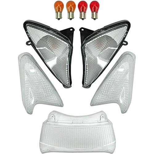 ONE BY CAMAMOTO KIT de flecha TRASPARENTE PARAMOTO COMPATIBLE CON YAMAHA T-MAX 500 año 2001 A 2007