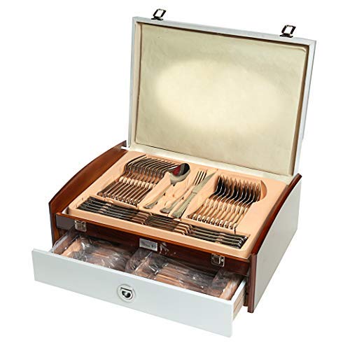 Otto Koning - Anna - set de cubiertos 75 piezas para 12 personas, acero inoxidable 18/10 - pulido espejo - con cuchillos chuleteros y preciosa caja de madera. Un juego completo de cubertería. Otto Koning - Anna - set de cubiertos 75 piezas para 12 personas, acero inoxidable 18/10 - pulido espejo - con cuchillos chuleteros y preciosa caja de madera. Un juego completo de cubertería.