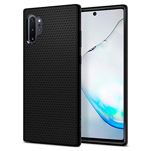 Spigen Funda Liquid Air Compatible con Samsung Galaxy Note 10 Plus (2019), Flexión Duradero y Diseño de Fácil Agarre - Negro Spigen Funda Liquid Air Compatible con Samsung Galaxy Note 10 Plus (2019), Flexión Duradero y Diseño de Fácil Agarre - Negro