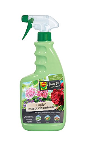 Compo Fazilo insecticida Natural, Pulverizador, Control de plagas en Plantas Ornamentales de Interior y Exterior, 750 ml