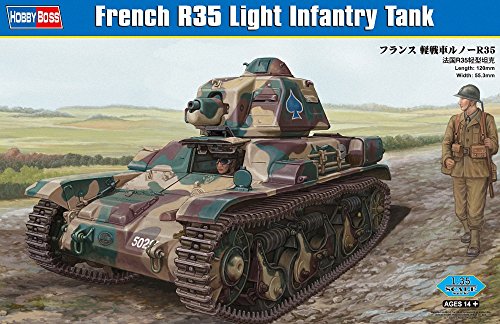 Hobbyboss Kit Modelo - Francés R35 Tanque Ligero de infantería - Escala 1:35 - 83806 - Nuevo