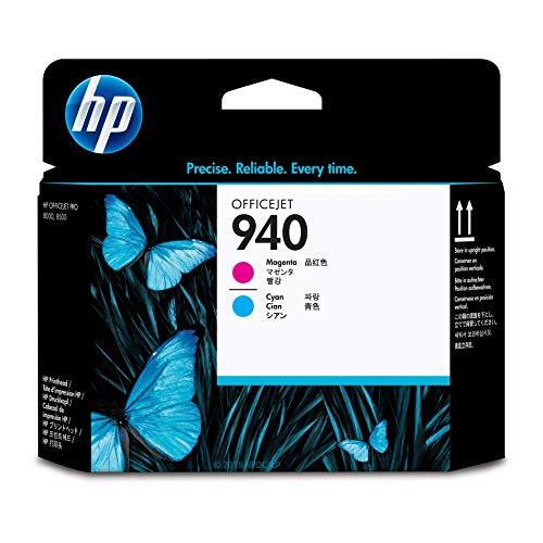 HP 940 - Cabezal de impresión Original HP 940 Magenta y Cian para HP OfficeJet Pro 8000, 8500 series, 8500A, 8500A Plus
