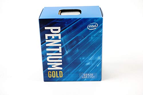 Intel Pentium Gold G5420 - Procesador de sobremesa (2 núcleos, 3,8 GHz, LGA1151 300 Series, 54 W)