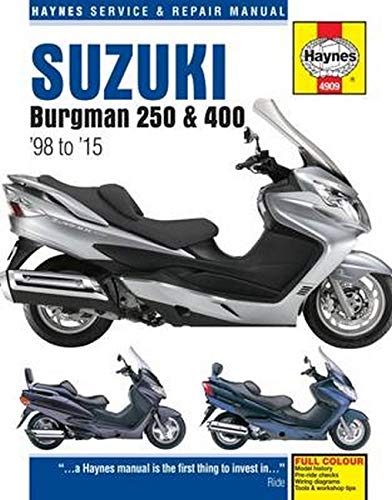 Mather, P: Suzuki Burgman 250 & 400 (98 - 15) (Haynes Service & Repair Manual)