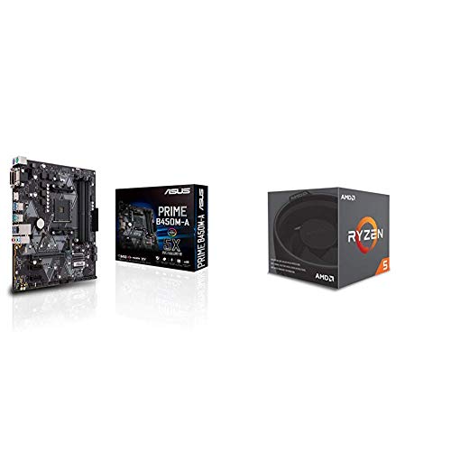 Pack placa base Asus y procesador AMD - ASUS PRIME B450M-A + RYZEN 2600