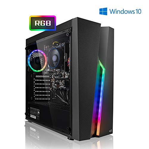 PC Gaming - Megaport Ordenador Gaming PC AMD Athlon 3000G 2X 3.50GHz • AMD Radeon Vega 3 • 8GB DDR4 • 1TB • USB3.0 Desktop pc • 1TB Disco Duro • Windows 10 Home • Ordenador de sobremesa