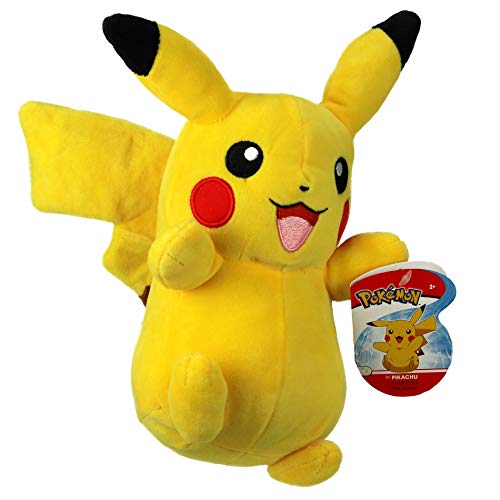 Pokemon 95211 Peluche Pikachu de 8 Pulgadas, Amarillo