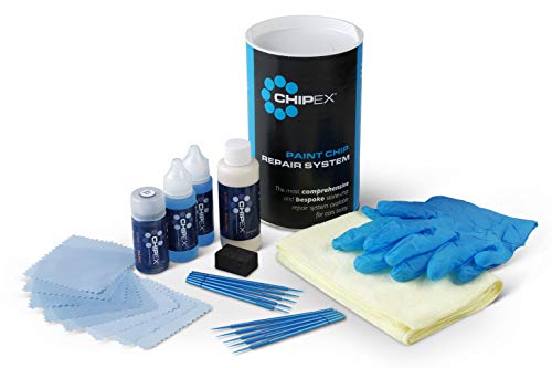 Chipex | CALCITWEISS 650 Kit de pintura de retoque/removedor de arañazos de pintura para coche, compatible con Mercedes Clase C | Incluye kit de pinceles | Pro Kit