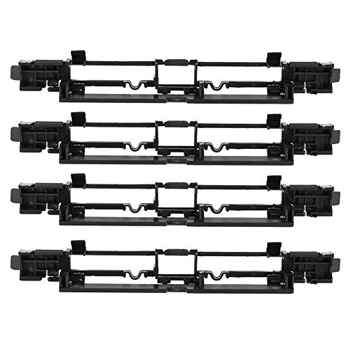 Cubierta del portaequipaje del techo, 4 piezas Cubierta del portaequipaje del techo del automóvil Ajuste de la aleta de la moldura para Astra H MK5