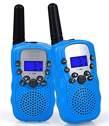 Flybiz Walkie Talkie Niños PMR446 8 Canales LCD Pantalla Función VOX 10 Tonos de Llamada Bloqueo de Canal Linterna Incorporado 8 Canales LCD Pantalla VOX (Azul) Flybiz Walkie Talkie Niños PMR446 8 Canales LCD Pantalla Función VOX 10 Tonos de Llamada Bloqueo de Canal Linterna Incorporado 8 Canales LCD Pantalla VOX (Azul)