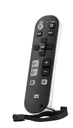 One For All URC6810 - Mando a Distancia Universal Zapper TV - Control Remoto Universal para 3 aparatos (TV, TDT, Audio) – Funciona con Todas Las Marcas – Negro One For All URC6810 - Mando a Distancia Universal Zapper TV - Control Remoto Universal para 3 aparatos (TV, TDT, Audio) – Funciona con Todas Las Marcas – Negro