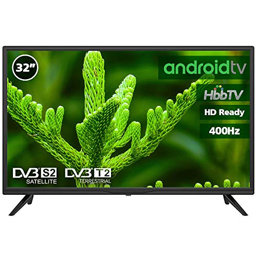 Television LED 32" HD Ready INFINITON Smart TV-Android TV (TDT2, HDMI, VGA, USB) (32 Pulgadas)