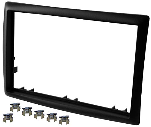 AERZETIX: Marco adaptador 2DIN cubierta plástica moldeado para el cambio de autoradio original con un radio estándar del coche vehículos automóvil AERZETIX: Marco adaptador 2DIN cubierta plástica moldeado para el cambio de autoradio original con un radio estándar del coche vehículos automóvil