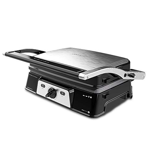 Cecotec Rock'n Grill 1500 Take&Clean - Parrilla Eléctrica, Revestimiento RockStone, Desmontables y Aptas para Lavavajillas, Apertura 180º y Placa Superior Flotante, 1500 W, Acero Inoxidable Cecotec Rock'n Grill 1500 Take&Clean - Parrilla Eléctrica, Revestimiento RockStone, Desmontables y Aptas para Lavavajillas, Apertura 180º y Placa Superior Flotante, 1500 W, Acero Inoxidable