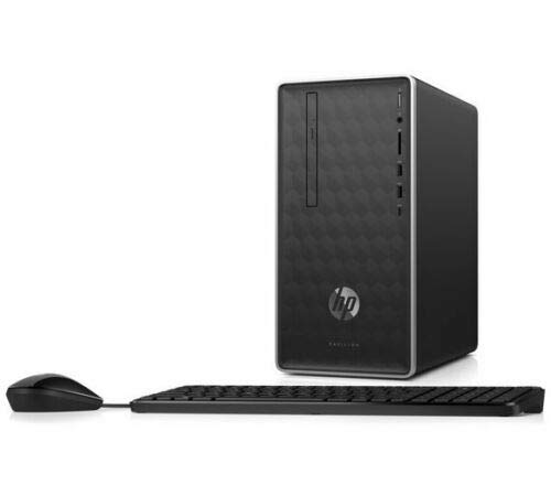 Mini PC de sobremesa HP Pavilion 590-p0006na Intel Core i3-8100T, 4 GB RAM, 1 TB HDD, DVDRW, Windows 10 Home - 3ZZ31EA#ABU