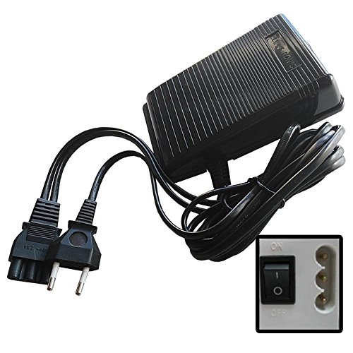 Pedal original para máquina de coser Alfa, Elna, Janome, Alfa, Pfaff, Necchi Pedal original para máquina de coser Alfa, Elna, Janome, Alfa, Pfaff, Necchi