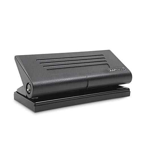 Rapesco - Perforador de papel apto para Filofax, perfora 6 agujeros y posibilidad de perforar hojas de tamaño A5 Rapesco - Perforador de papel apto para Filofax, perfora 6 agujeros y posibilidad de perforar hojas de tamaño A5