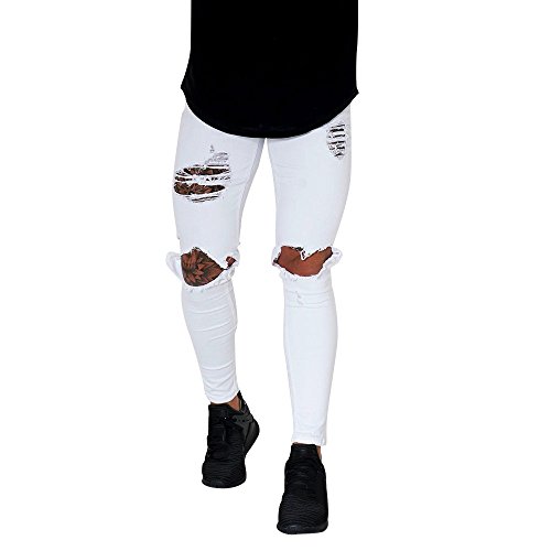 Jeans Blanco Hombre Rotos Online Sale, UP TO 61% OFF | eshowmagazine.com