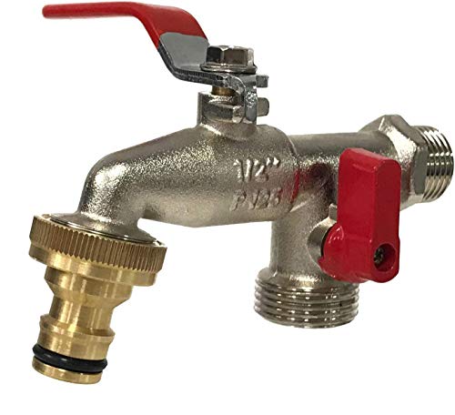 Aqua Control G6354 Grifo de Jardín Premium de Doble Salida 1/2'' - 3/4'' Aqua Control G6354 Grifo de Jardín Premium de Doble Salida 1/2'' - 3/4''