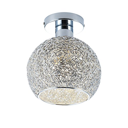 DAXGD lámpara de aluminio de techo Mini plafón para el vestidor, el corredor y el salón, Diamètre du plafonnier: 15cm DAXGD lámpara de aluminio de techo Mini plafón para el vestidor, el corredor y el salón, Diamètre du plafonnier: 15cm