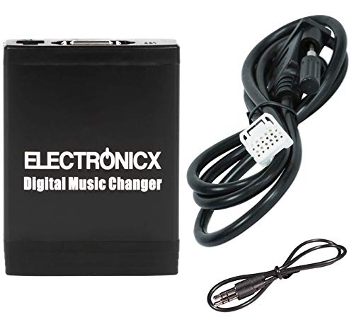 Electronicx Elec-M06-TOY2 Adaptador de Radio para Coche USB, SD, AUX MP3 para Toyota y Lexus- Corolla, Highlander Small
