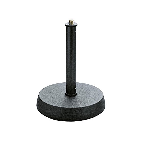 könig & meyer 232 Soporte de mesa para micrófonos, Negro, 175 mm