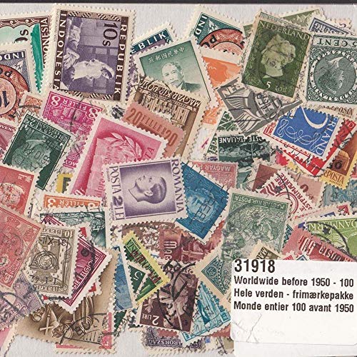 Sello de Tema de 50 Piezas Vintage a principios de la década de 1950 Sellos Todos Diferentes Muchos países NO Repetir Usado Sellos marcados Recolección