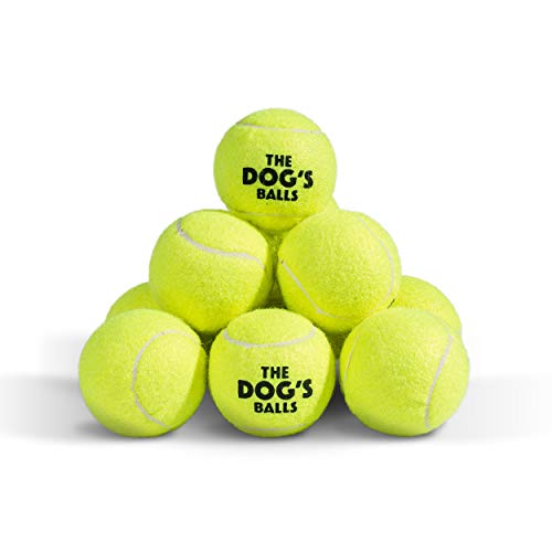The Little Dog's Balls – 6 pequeñas pelotas de goma y de tenis para perro, Juguete Premium de un Mini perro para cachorros y perros pequeños, para ejercicio, juego, adiestramiento y buscarla. el King Kong de pequeñas pelotas para perro