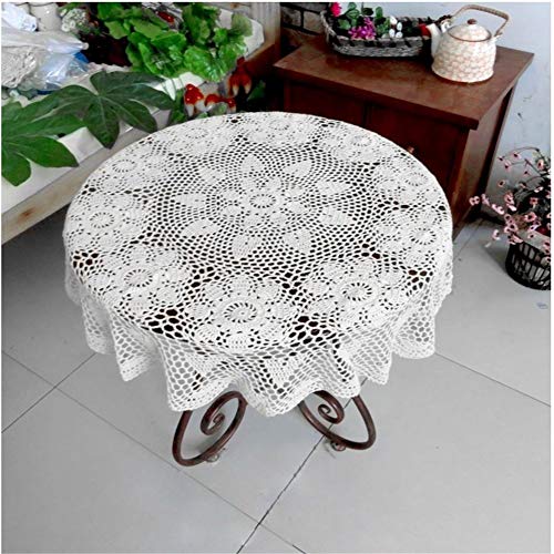 XGBDTJ Mantel De Encaje De Ganchillo Casual Chic Hecho A Mano Mantel De Ganchillo Hecho A Mano Deco Redondo Hueco Floral Mantel Mantel De Encaje Blanco De Algodón Mantel Tapete 120Cm 47.3 XGBDTJ Mantel De Encaje De Ganchillo Casual Chic Hecho A Mano Mantel De Ganchillo Hecho A Mano Deco Redondo Hueco Floral Mantel Mantel De Encaje Blanco De Algodón Mantel Tapete 120Cm 47.3