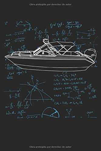 Ciencia del barco deportivo: Cuaderno de obsequios para barcos, lanchas a motor, capitán, forrado (formato A5, 15,24 x 22,86 cm, 120 páginas)