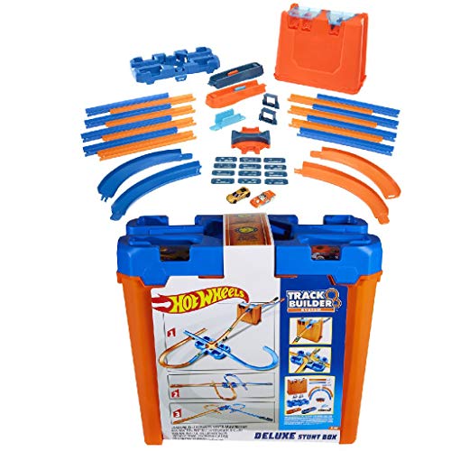Hot Wheels - Track Buider Caja de Acrobacias Deluxe, Accesorios para Pistas de Coches de Juguete (Mattel GGP93) , color/modelo surtido Hot Wheels - Track Buider Caja de Acrobacias Deluxe, Accesorios para Pistas de Coches de Juguete (Mattel GGP93) , color/modelo surtido