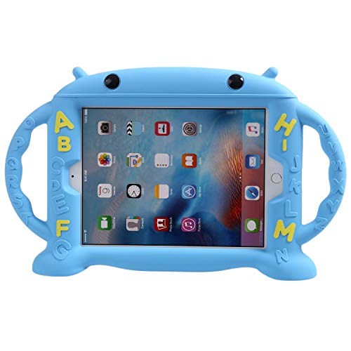 LEADSTAR Niños Caso de Nuevo iPad 9,7 Pulgadas 2017 / iPad Air / iPad Air 2 / iPad Pro 9,7 / iPad 9.7 2018, Silicona a Prueba de Golpes Gota Peso Ligero Cubierta Con 2 Asas (Azul) LEADSTAR Niños Caso de Nuevo iPad 9,7 Pulgadas 2017 / iPad Air / iPad Air 2 / iPad Pro 9,7 / iPad 9.7 2018, Silicona a Prueba de Golpes Gota Peso Ligero Cubierta Con 2 Asas (Azul)