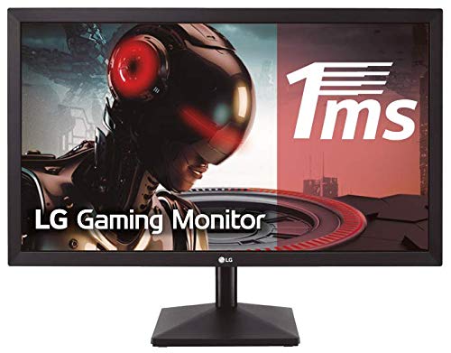 LG 24MK400H-B - Monitor Gaming FHD de 59, 8 cm (23, 8") con Panel TN (1920 x 1080 píxeles, 16:9, 1 ms, 75Hz, 250 cd/m², 1000:1, NTSC >72%, D-SUB x1, HDMI x1) Color Negro Mate LG 24MK400H-B - Monitor Gaming FHD de 59, 8 cm (23, 8") con Panel TN (1920 x 1080 píxeles, 16:9, 1 ms, 75Hz, 250 cd/m², 1000:1, NTSC >72%, D-SUB x1, HDMI x1) Color Negro Mate