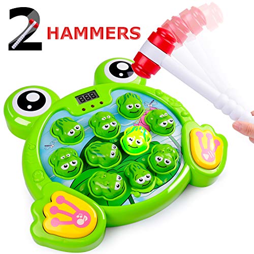 Rolimate Juego Interactivo Whack A Frog Cumpleaños 2 3 4 5 6 7 años Actividades para niños y niñas Juegos Juguete con 2 martillos para niños Bebés Niños pequeños Juguetes de Desarrollo Rolimate Juego Interactivo Whack A Frog Cumpleaños 2 3 4 5 6 7 años Actividades para niños y niñas Juegos Juguete con 2 martillos para niños Bebés Niños pequeños Juguetes de Desarrollo