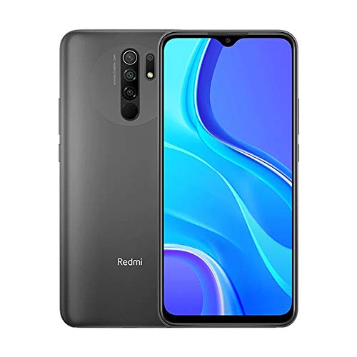 Xiaomi Redmi 9 Smartphone 4GB RAM 64GB ROM Teléfono Móvil,6.53" Pantalla Dot Drop Completa Helio G80 Procesador,Dual SIM Type-C,Cámara Cuádruple(13MP+8MP+5MP+2MP) Versión Global(Gris)