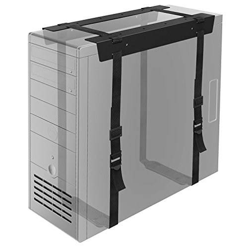 BONTEC Debajo Escritorio Torres PC CPU Soporte con Correas Caja de Ordenador de Sobremesa Oficina Casa BONTEC Debajo Escritorio Torres PC CPU Soporte con Correas Caja de Ordenador de Sobremesa Oficina Casa