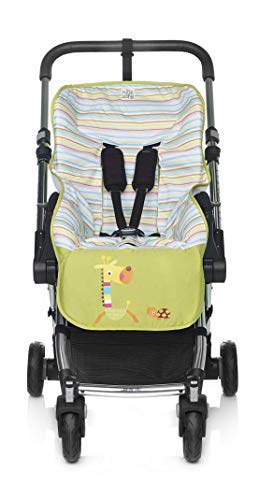 Jané Colchoneta para Silla de Paseo, Algodón, Universal, Color Funny Lines Jané Colchoneta para Silla de Paseo, Algodón, Universal, Color Funny Lines
