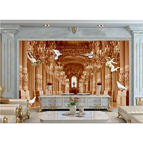 Papel tapiz 3D mural personalizado papel tapiz de seda pegatinas de pared Aristocracia real europea 3D ángel fondo papel tapiz de pared 3D/Tamaño:400x280cm Papel tapiz 3D mural personalizado papel tapiz de seda pegatinas de pared Aristocracia real europea 3D ángel fondo papel tapiz de pared 3D/Tamaño:400x280cm