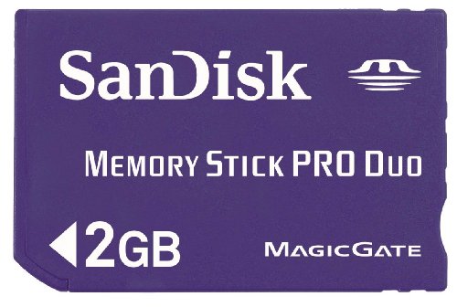 Sandisk Memory Stick Pro Duo™ 2GB (Pack x 2) Memoria Flash MS - Tarjeta de Memoria (2 GB, MS)