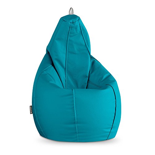 HAPPERS Puff Pera Polipiel Indoor Turquesa XL HAPPERS Puff Pera Polipiel Indoor Turquesa XL