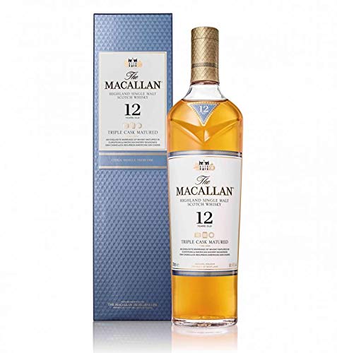 Macallan Triple Cask 12 Años Single Malt Whisky Escoces, 40% - 700 ml