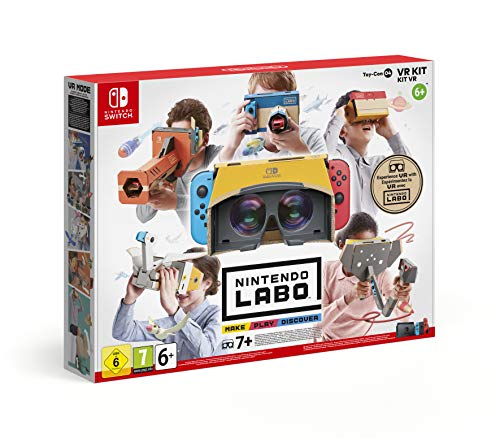 Nintendo Labo VR Kit Establecer - Accesorios y piezas de videoconsolas (Establecer, Nintendo Switch, Multicolor, Caja de cartón, Estampado de dibujos, Nintendo)