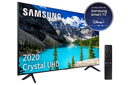 Samsung Crystal UHD 2020 65TU8005 - Smart TV de 65" con Resolución 4K, HDR 10+, Crystal Display, Procesador 4K, PurColor, Sonido Inteligente, One Remote Control y Asistentes de Voz Integrados
