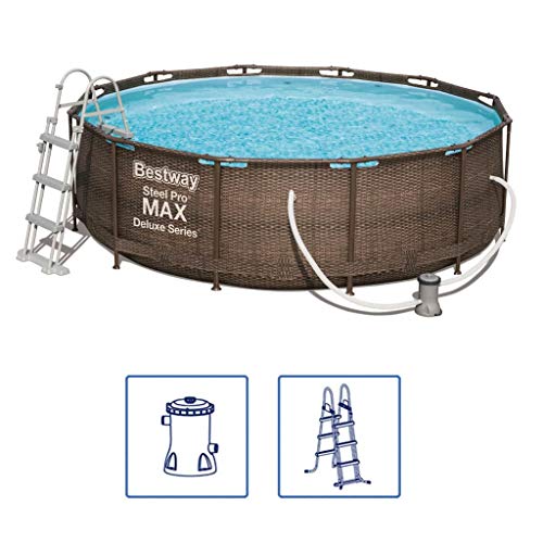 Bestway Piscina Desmontable Steel Pro Max Deluxe 366x100 Cm 56709 Bestway Piscina Desmontable Steel Pro Max Deluxe 366x100 Cm 56709